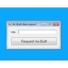 As-Built Data Request
